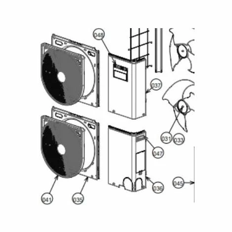 Toshiba 43H19014 Grille Ventilateur MCY-MHP0404HS8-E - Blanc 4 Toshiba 43H19014 Grille Ventilateur MCY-MHP0404HS8-E - Blanc – Image 2