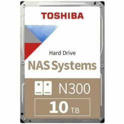 Disque Dur Interne - TOSHIBA - NAS N300 - 10To - 7200 Tr/min - 3,5 (HDWG11AEZSTA)